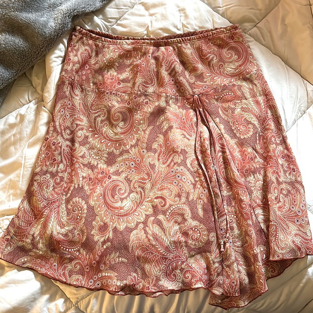 Asymmetrical vintage fashion bug skirt
